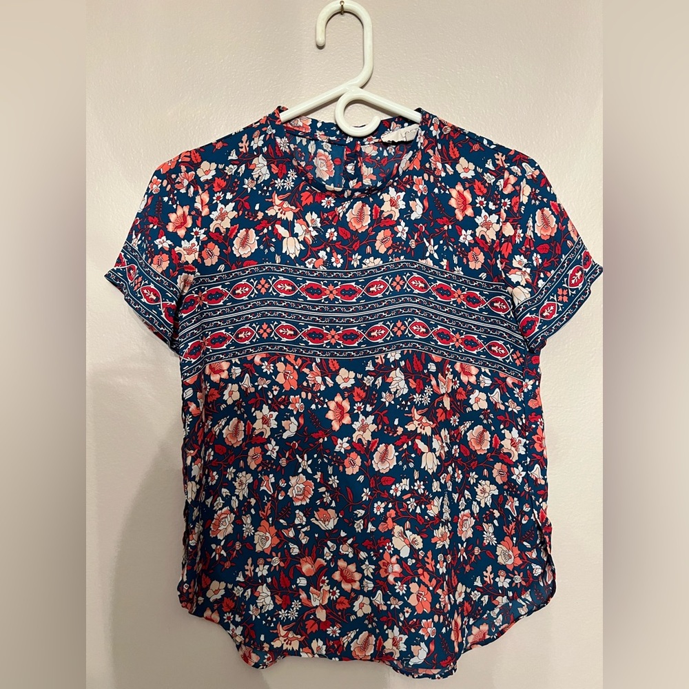 Loft floral blouse size Small